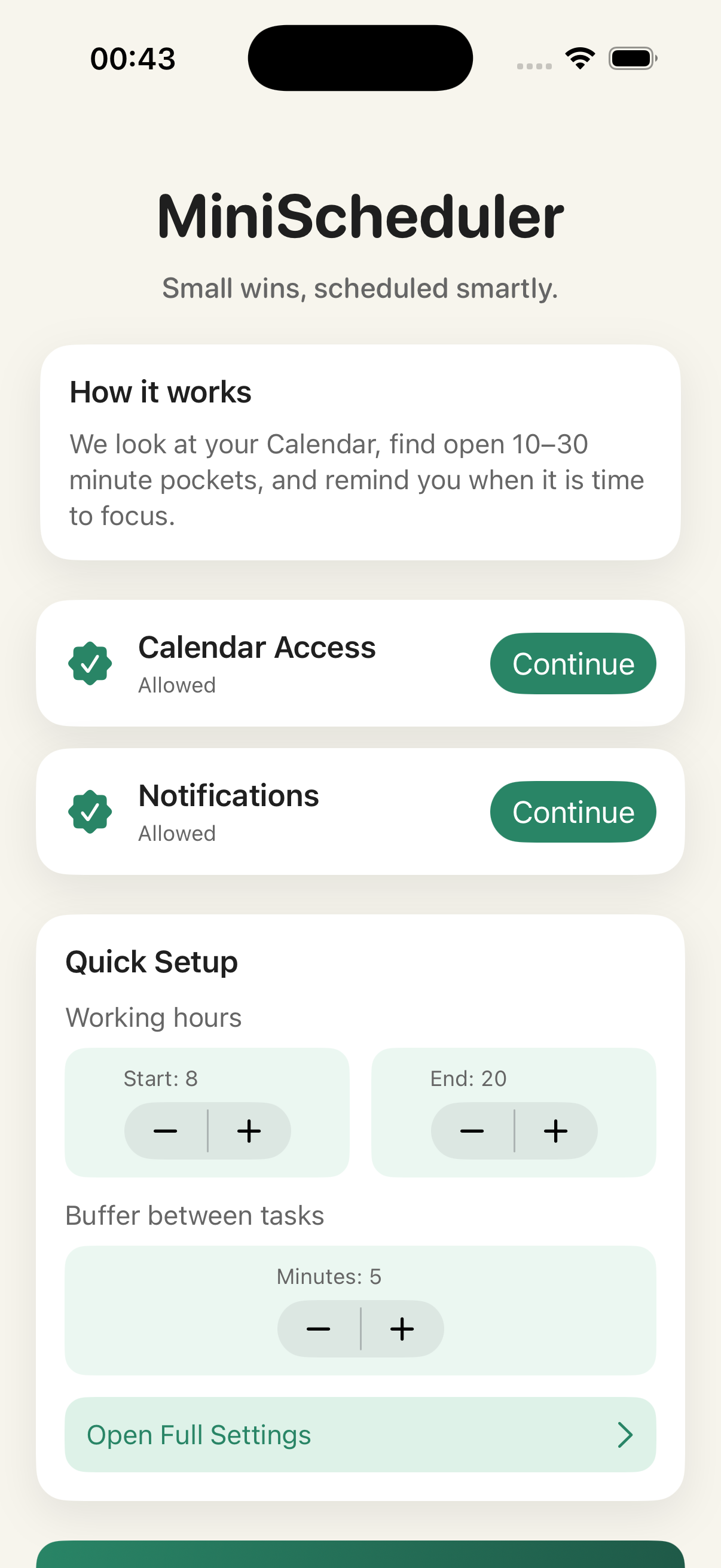 Auto-Reschedule